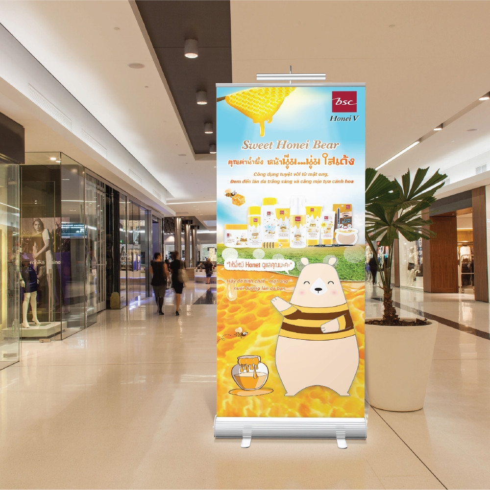 Banner cuộn / Standee chân chữ X